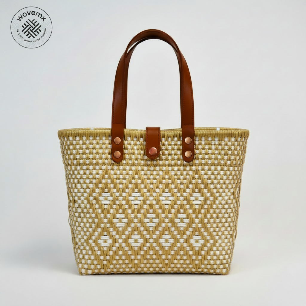 Tote Oro con Blanco WOVEMX